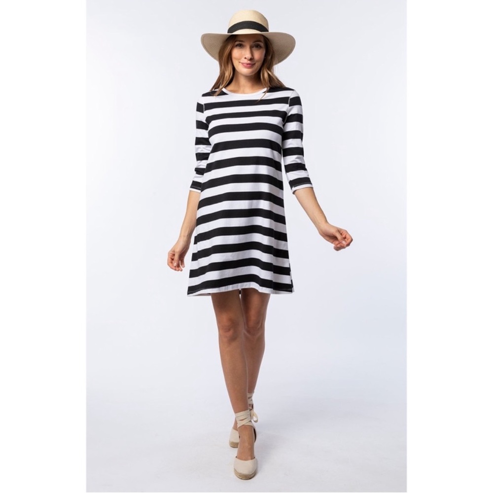Tyler Boe Alexa Striped Rugby Dress Women's Size Medium